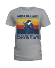 most old men Sporting clays Ladies T-Shirt tile