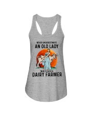 dairy farmer Ladies Flowy Tank tile