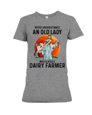 dairy farmer Premium Fit Ladies Tee tile