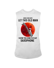 Saxophone Let This Old Man Sleeveless Tee tile