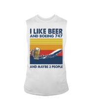 Boeing 747 I Like Beer Sleeveless Tee tile