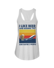 Boeing 747 I Like Beer Ladies Flowy Tank tile