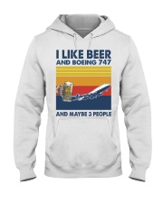 Boeing 747 I Like Beer Hooded Sweatshirt tile