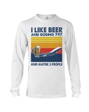 Boeing 747 I Like Beer Long Sleeve Tee tile