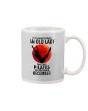 12 pilates old lady Mug tile