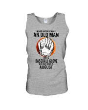08 baseball old man Unisex Tank tile