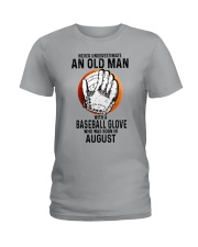 08 baseball old man Ladies T-Shirt tile