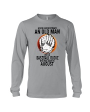 08 baseball old man Long Sleeve Tee tile