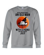 07 piano never old man Crewneck Sweatshirt tile