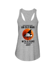 07 piano never old man Ladies Flowy Tank tile