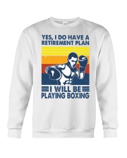 boxing plan Crewneck Sweatshirt tile