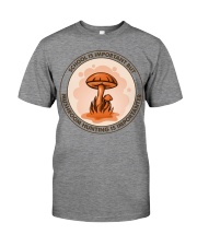 SCHOOL IS Mushroom hunting Premium Fit Mens Tee tile