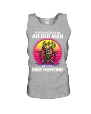 black old deer hunting Unisex Tank tile