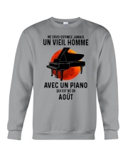 08 piano old man france Crewneck Sweatshirt tile