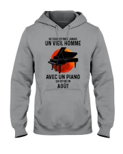 08 piano old man france Hooded Sweatshirt tile