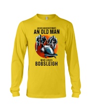 bobsleigh old man Long Sleeve Tee tile