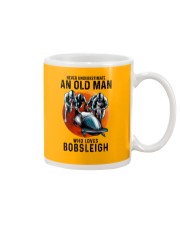 bobsleigh old man Mug tile