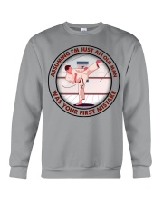 assuming-old man karate Crewneck Sweatshirt tile