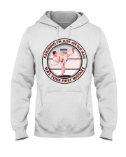 assuming-old man karate Hooded Sweatshirt front