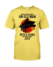 07 piano never old man Premium Fit Mens Tee tile