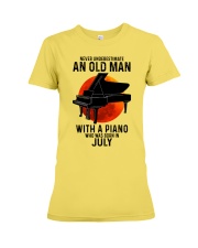 07 piano never old man Premium Fit Ladies Tee tile