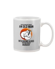 08 boxing old man Mug tile