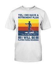 Paddleboarding plan Premium Fit Mens Tee tile