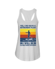 Paddleboarding plan Ladies Flowy Tank tile