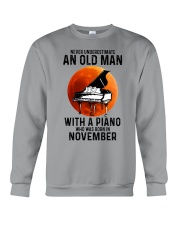 11 piano never old man Crewneck Sweatshirt tile