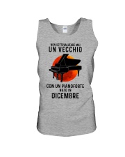12 piano old man italy Unisex Tank tile