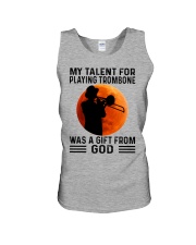 trombone talent old man Unisex Tank tile