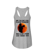 trombone talent old man Ladies Flowy Tank tile