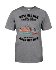 most old men kart racing Classic T-Shirt tile