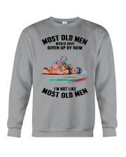 most old men kart racing Crewneck Sweatshirt tile