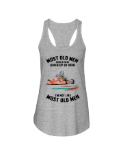 most old men kart racing Ladies Flowy Tank tile