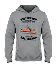 most old men kart racing Hooded Sweatshirt tile