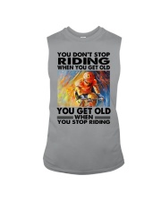 cycling riding Sleeveless Tee tile