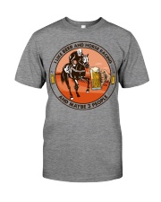 i like beer Horse Racing Premium Fit Mens Tee tile