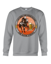 i like beer Horse Racing Crewneck Sweatshirt tile