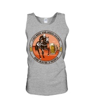 i like beer Horse Racing Unisex Tank tile
