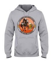 i like beer Horse Racing Hooded Sweatshirt front