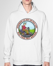 assuming-old lady mobility-Scooter Hooded Sweatshirt garment-hooded-sweatshirt-front-04