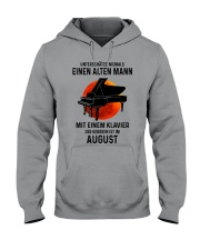 08 piano old man german Hooded Sweatshirt tile