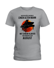 08 piano old man german Ladies T-Shirt tile