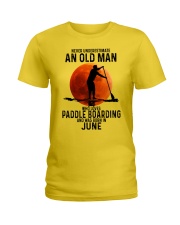 06 paddle boarding Ladies T-Shirt tile