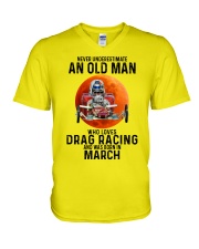 03 dragrc-olm V-Neck T-Shirt tile