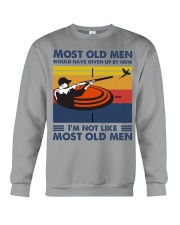 most old men Clay pigeon shooting Crewneck Sweatshirt tile