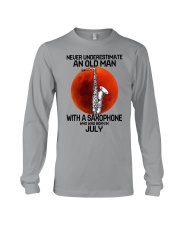 saxophone old man 07 Long Sleeve Tee tile