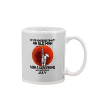 saxophone old man 07 Mug tile
