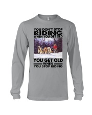 sled dog racing riding Long Sleeve Tee tile
